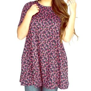 NWT A&D Floral Swing Tunic